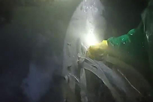 宁波消防水池堵漏现场